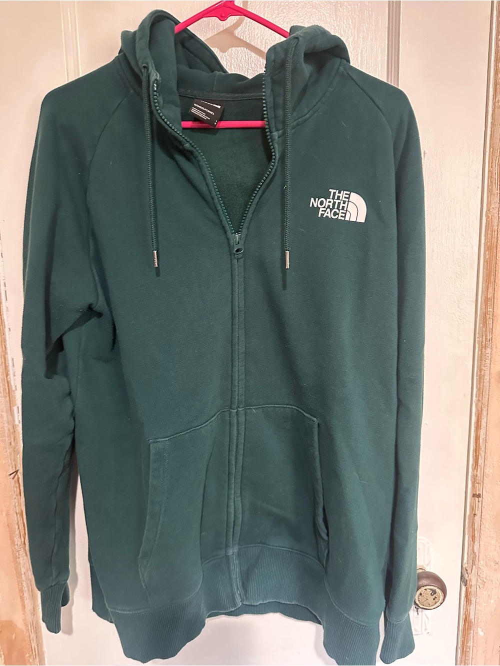 The North Face Women’s Forest Green Full-Zip Hoodie Sweater